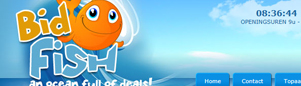 Biedingenwebsite voor BidFish.eu